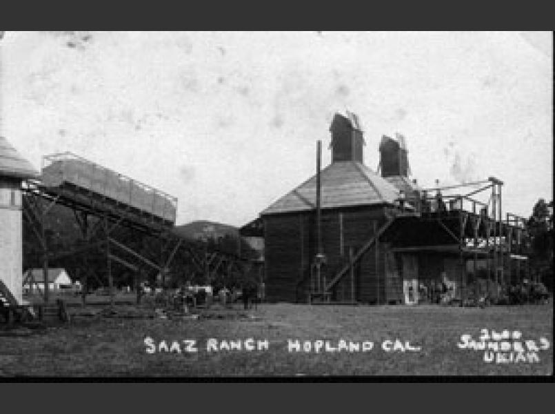 A Hop kiln used to dry and process the hops