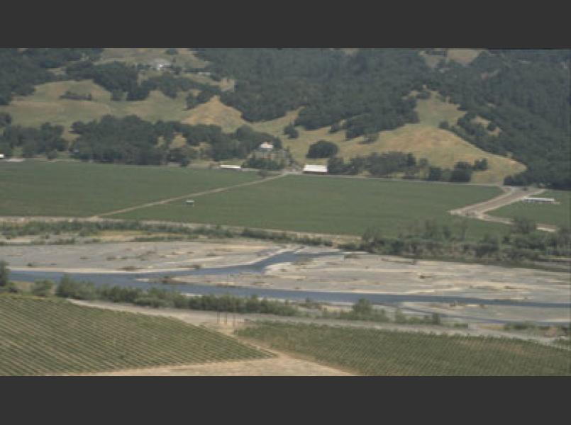 Expansion of agriculture into valleys and onto hillsides, replacing riparian corridors on many streams and areas of the river;