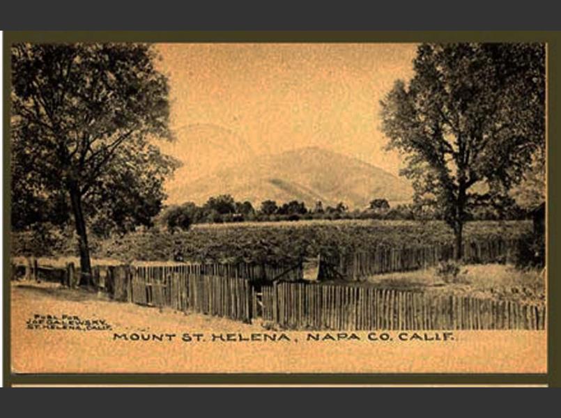 Historic postcards of upper Napa Valley and Mount St. Helena