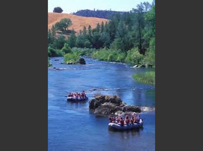 Whitewater rafting on the South Fork American River