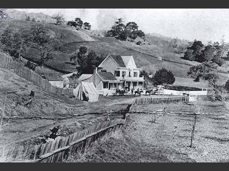 Yorkville Hotel and stage stop in 1860