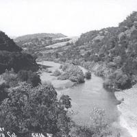 Russian River upstream of Healdsburg in 1916