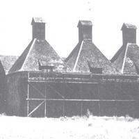 A hop kiln in the Russian River Valley in the late 1800s