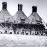 Hop kiln in Dry Creek Valley in 1870