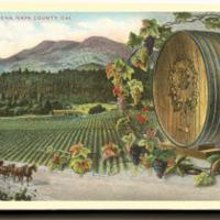 Historic postcards of upper Napa Valley and Mount St. Helena