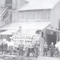 The Metzger Winery photographed here in 1885 was located in the Rincon Valley area, now an urban neighborhood