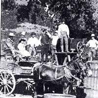 The Metzger Winery photographed here in 1885 was located in the Rincon Valley area, now an urban neighborhood