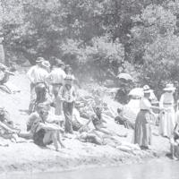 Fun at Guernewood beach in 1911