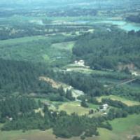 View of the Wohler Narrows looking upstream along the Russian River	