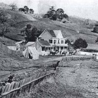 Yorkville Hotel and stage stop in 1860